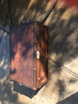 Vintage wooden chest