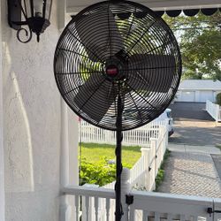 24” Commercial Pedestal Fan 