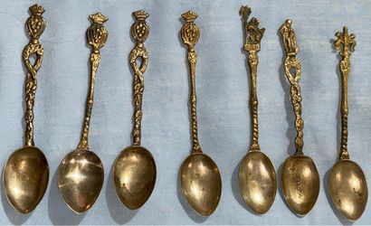 Antique Spoon collection Italian Montagnani style (READ DESC)