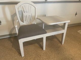 Vintage Gossip Chair/Telephone Table