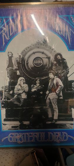 Grateful Dead Riding That Train Framed Poster