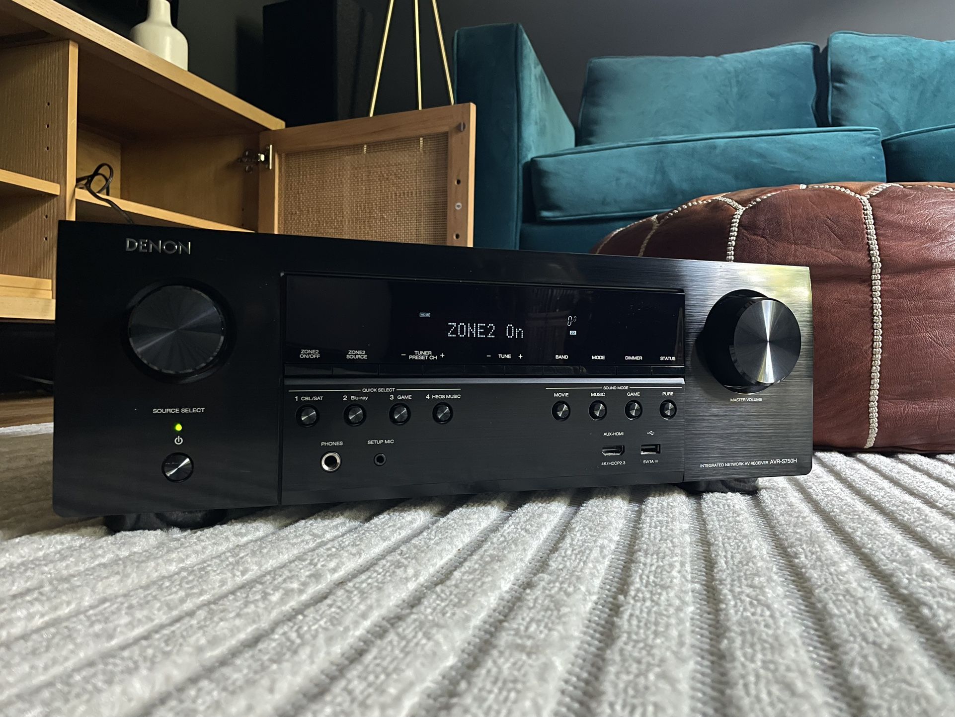 Denon AVR-S750H 7.2 Ch. 75W 4K AV Receiver with HEOS® Built-in - *Parts/Repair*