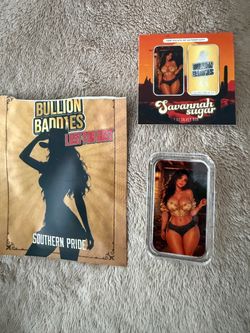 1 ounce silver Bullion Baddies Special Edition Lust For Bust- Nice Edition Savannah Sugar
