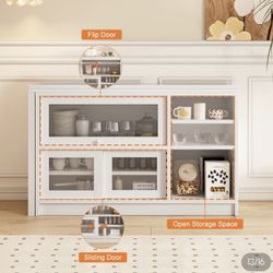 Buffet/console/cabinet With Foldable Table