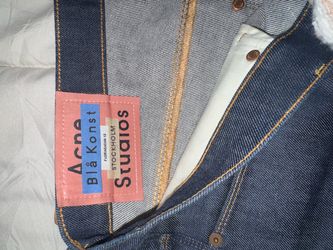 Acne Studios Blå Konst Dark Wash Jeans