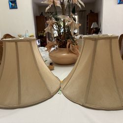 Lamp Shades, 6” Top X 11” High X 15” Bottom