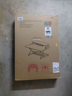 Adjustable desk, Black