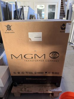 75 kVA MGM Dry-Type Transformer – (480V → 240/120V CT)