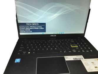 Asus L510ma Intel Celeron 4 Gb 128 Gb Blue Laptop