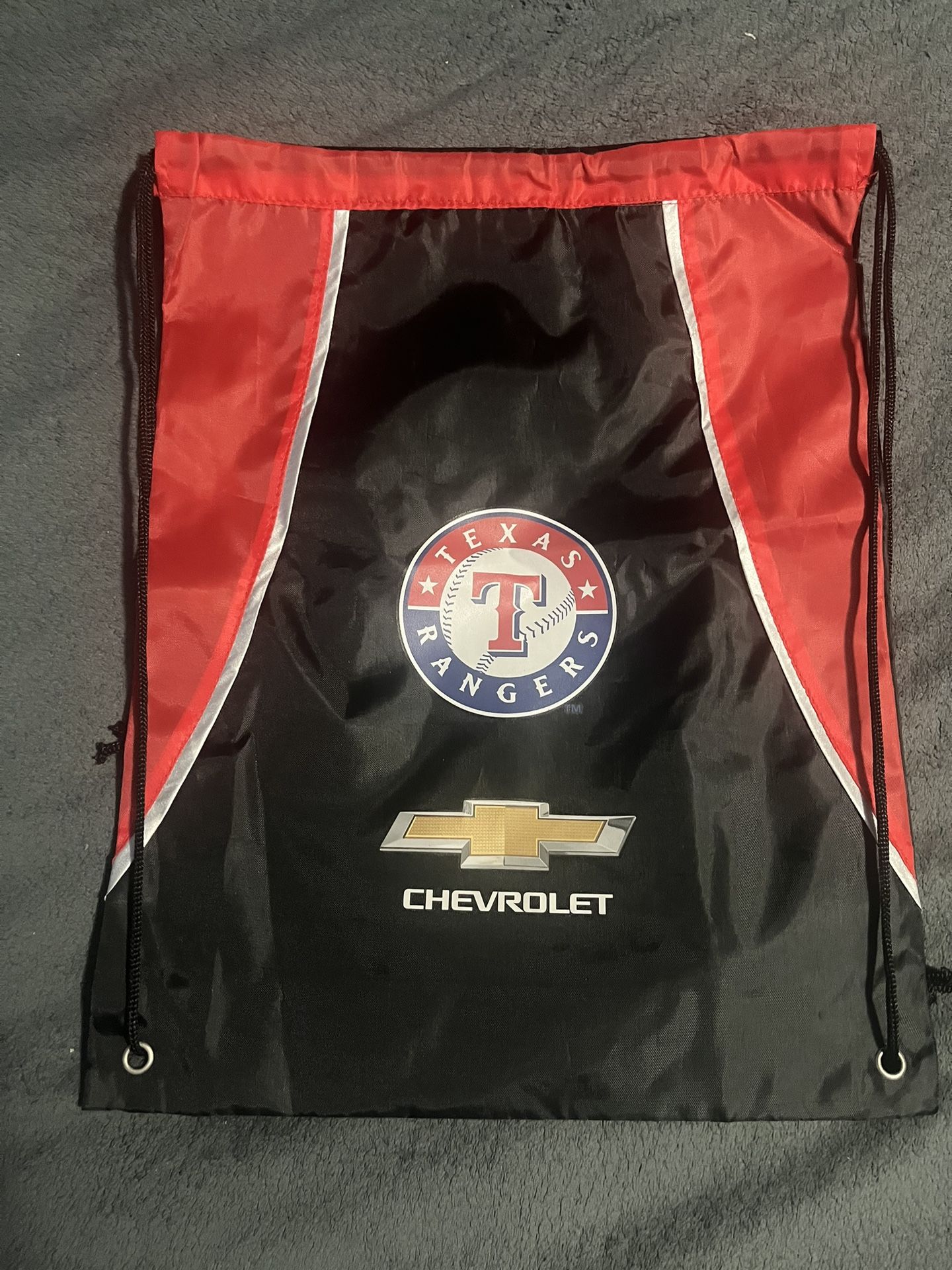 Texas Rangers Promotional Draw String Bag