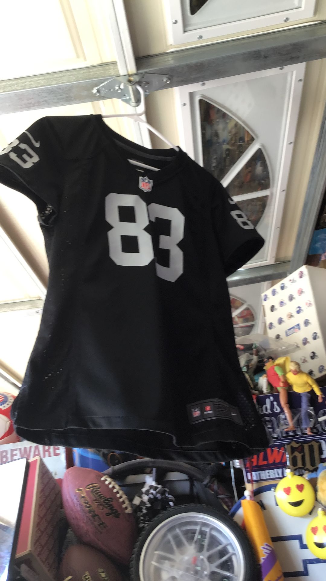 Raiders women football Jersey size M