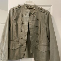 DKNY LADIES DENIN MILITARY STYLE JACKET
