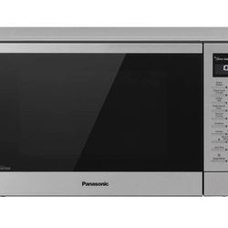 Panasonic NN-SN68KS Compact Microwave Oven with 1200W Power, Sensor Cooking, Popcorn Button, Quick 30Sec & Turbo Defrost, 1.2 cu.ft, Stainless Steel