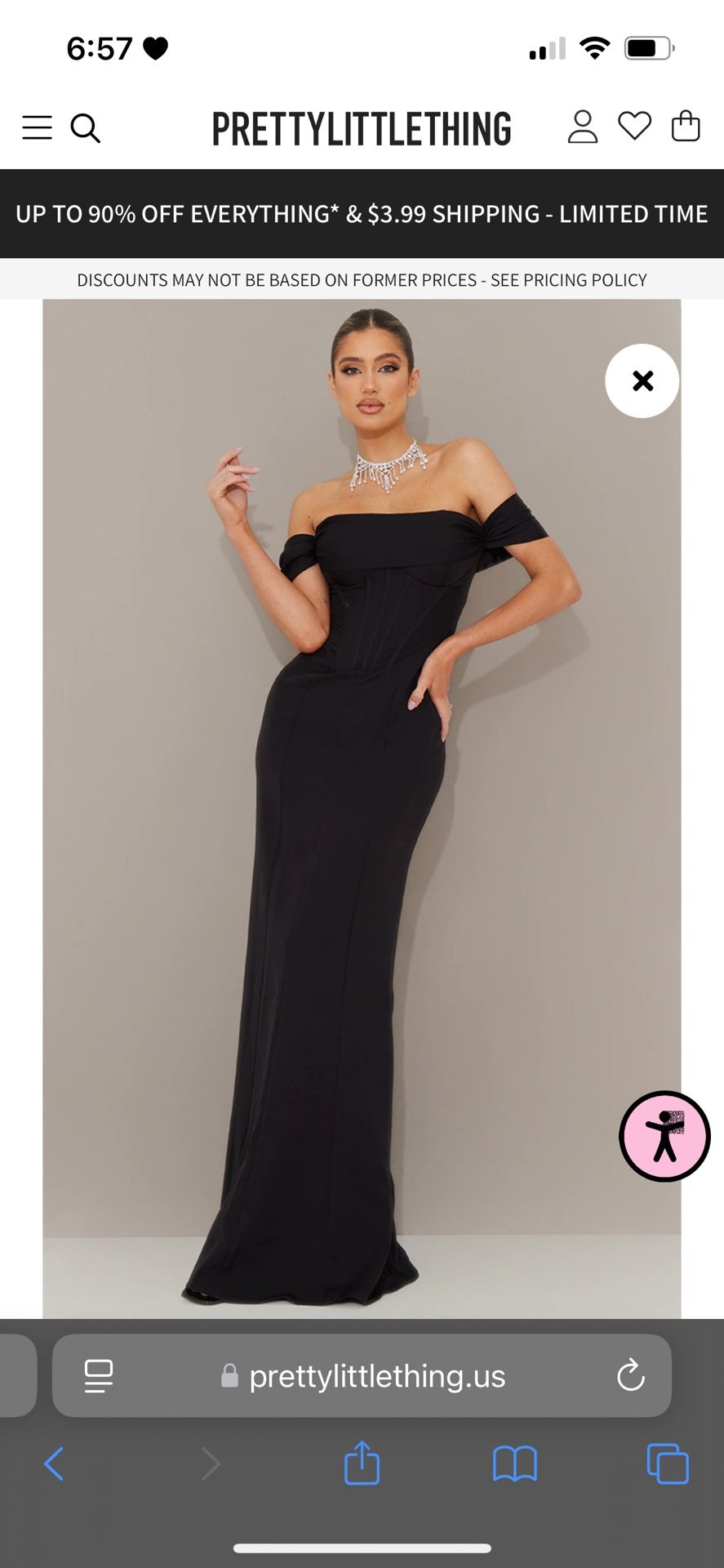 Pretty Little Thing Corset Dress