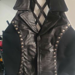 New Women Leather vest 
