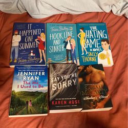 Set Of 6 Romance Books 