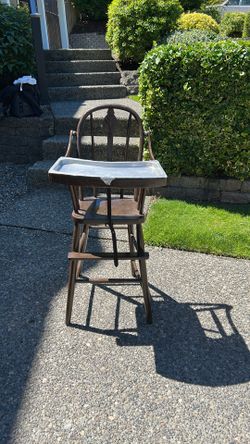 Antique high chair