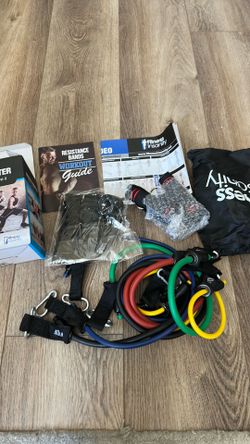 Fitness Insanity Muscle Hunter Resistance Band Set with Bag