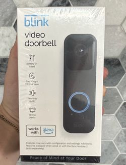 Brand New & Factory Sealed | Blink Video Doorbell | Below Retail