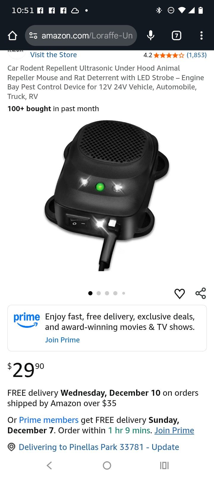 Automobile Rodent Repellent