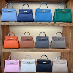 Various color and size Kally bags