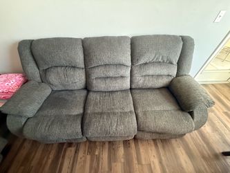 Gray Fabric Reclining Sofas