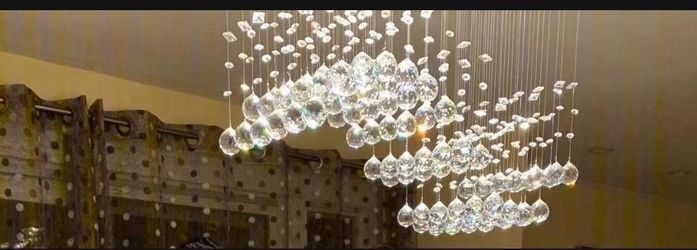 Crystal dinning room light