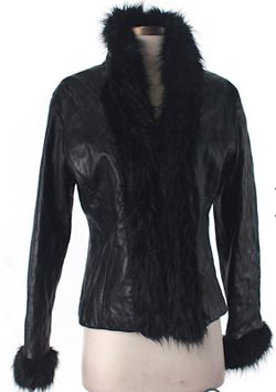 Wilson’s leather Venus edition faux fur jacket