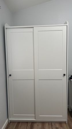 Ikea sliding door Wardrobe HAUGA mint
