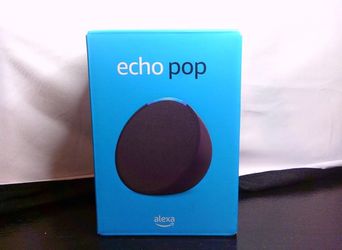 Echo Pop | Essential music and smart home controls with Alexa, Charcoal / NEW