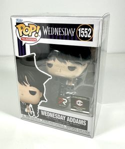 Funko Pop Wednesday Addams 1552 PreRelease Chalice Collectibles exclusive w protector