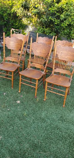 6 Farm style Dinning chairs