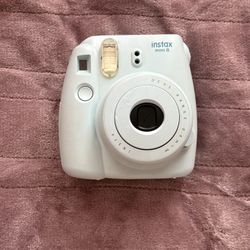 Blue Polaroid Camera