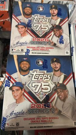 Topps 75 series 2 mega boxs x2