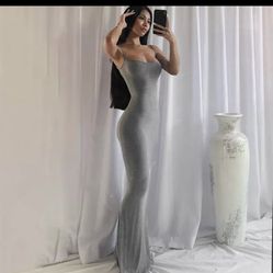 Gray Summer Dress