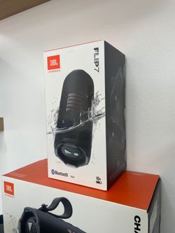 JBL - FLIP 7 Portable Waterproof And Drop-Proof Speaker (Brand New) Black