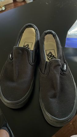 Black canvas VANS SLIP ON