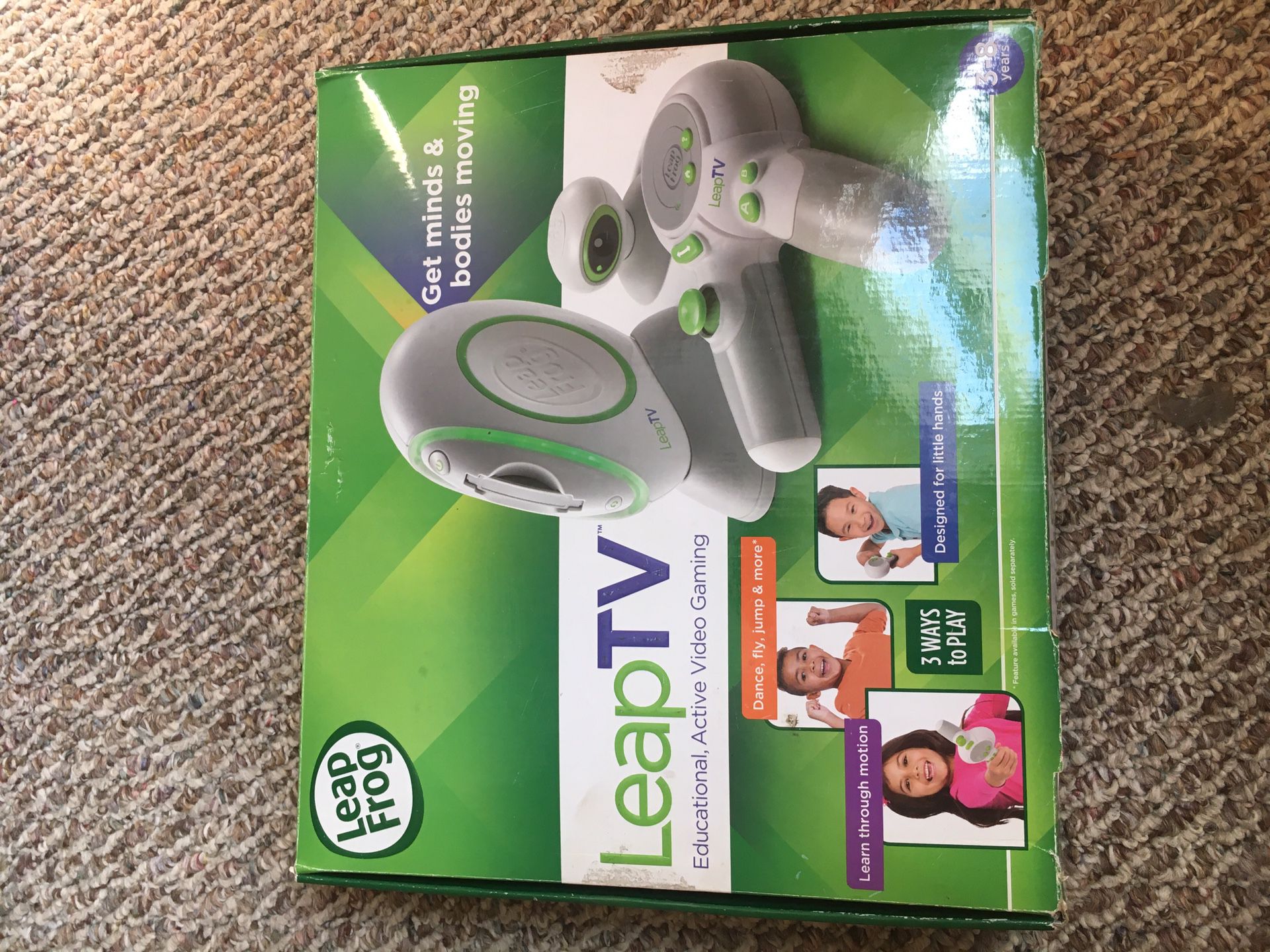 Leapfrog leapTV educational video game with 2 games
