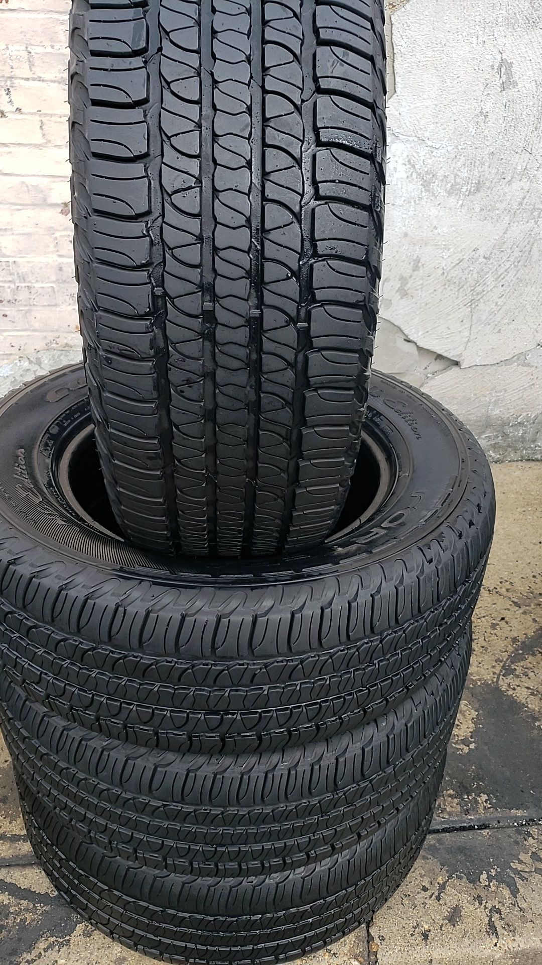 Four matching Goodyear tires for sale 245/65/17