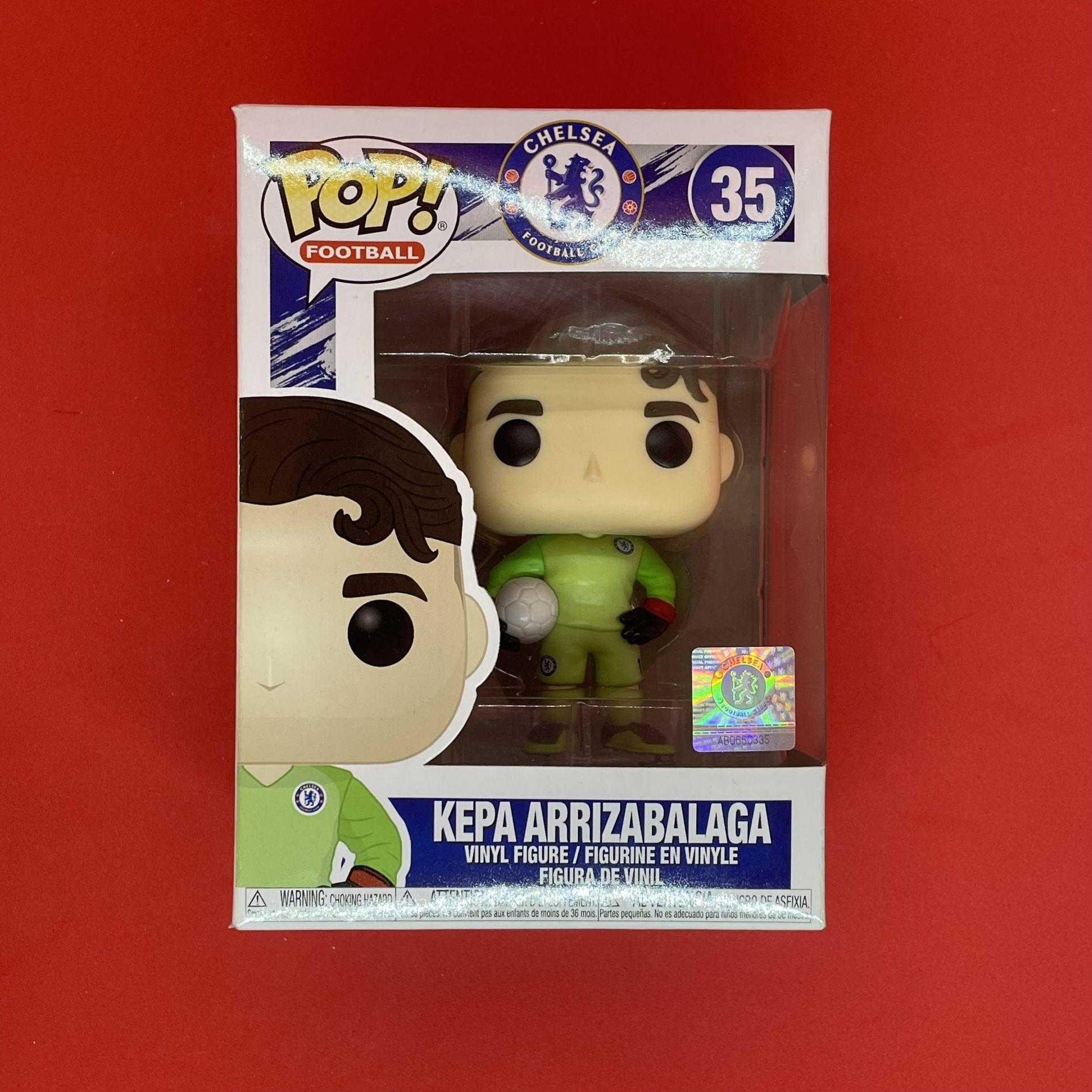 FUNKO POP! Football - Chelsea FC - Kepa Arrizabalaga Vinyl Figure # 35 -IN STOCK