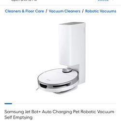 Samsung Pet Robot Vacuum 