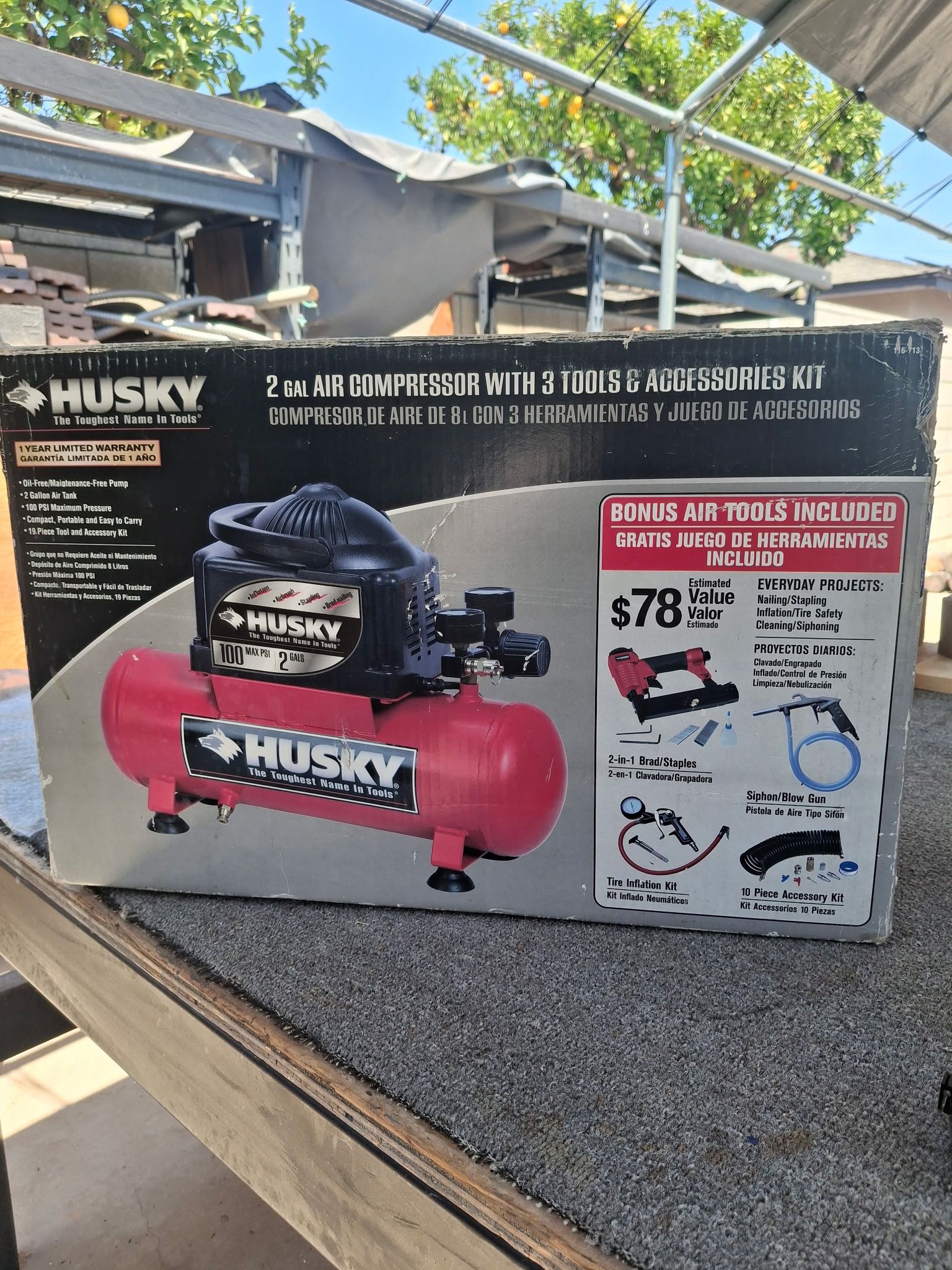 Husky 2 Gal. Air Compressor
