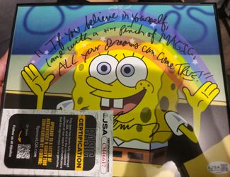 Spongebob signed print