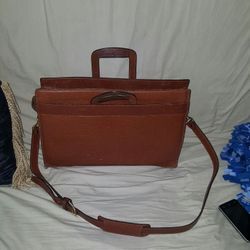 Vintage authentic Coach mens leather messenger bag / briefcase