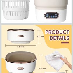 Mini Foldable Washer 