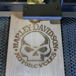 Harley Davidson Skull Willie G Cutting Board 