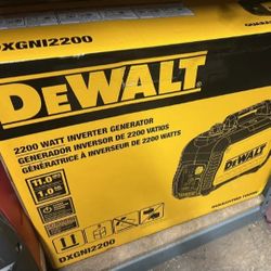DeWalt New Generator 2200watt - Brand New 