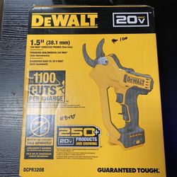 DEWALT 20V MAX Cordless Battery Powered Pruner (Tool Only)