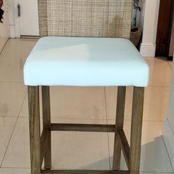 Wood Barstools (Set of 3)