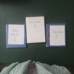 John Wick Collection DVD 1- 2 -3 Excellent Condition. Cash
